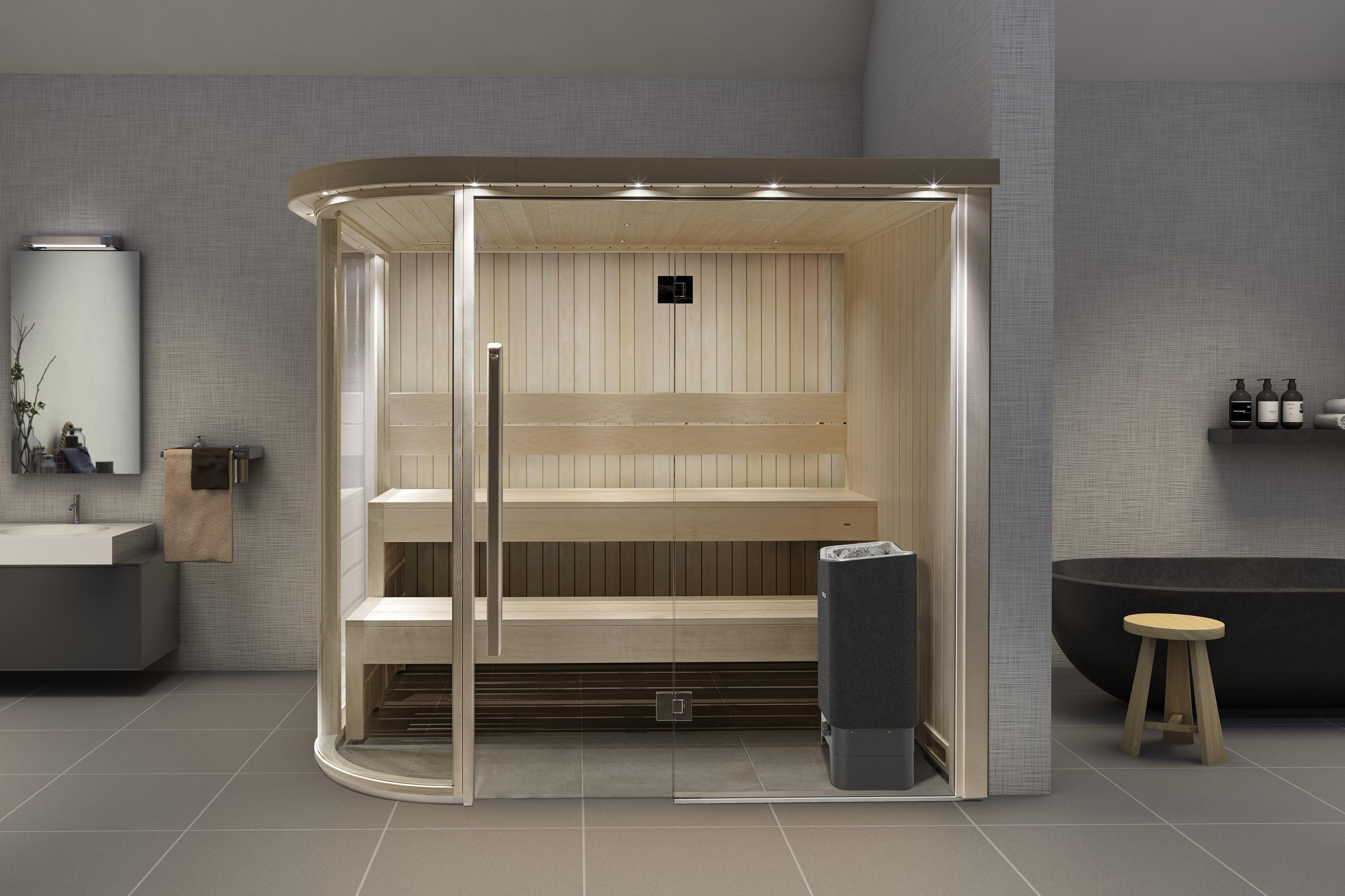 background image of a sauna